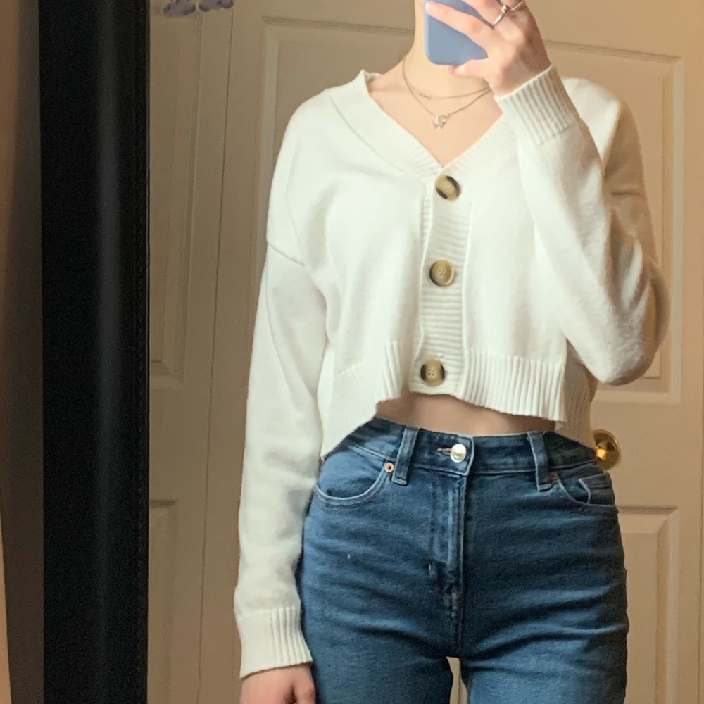 Forever21 Button Sweater